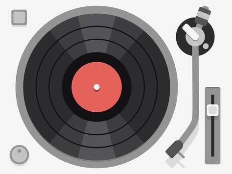 Vinyl Turntable, Cd Diy, Vinyl Record Shop, Retro Record Player, Old Cd, Vinyl Player, Paper Cutout Art, Turn Table Vinyl, Vinyl Record Player