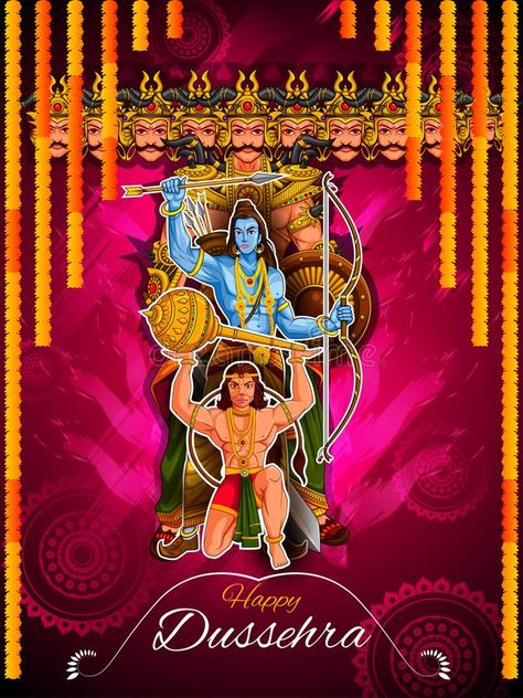 Happy Dashara Image, Thoughts Decoration, Vijay Dashmi Images, Dusshera Post, Vijay Dashmi, Happy Dussehra Photos, Dussehra Background, Jay Mahadev, Dussehra Wallpapers