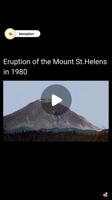 BeeXplore on Instagram: "On March 27, 1980, a series of volcanic explosions and pyroclastic flows began at Mount St. Helens in Washington, United States. A series of phreatic blasts occurred from the summit and escalated until a major explosive eruption took place on May 18, 1980, at 8:32 am. The eruption has often been declared the most disastrous volcanic eruption in U.S. history.  ➤ Follow @beexplorr and learn more every day 💡 #volcano #eruption #MtStHelens #knowledge #science #exploration #learning #history #today #culture #nature #naturaldisaster" Animal Oddities, Explosion Drawing, Learning History, Pyroclastic Flow, Children Games, Mount St Helens, Volcano Eruption, Volcanic Eruption, Mind Blowing Facts