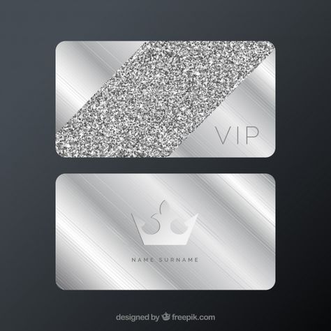 More than a million free vectors, PSD, photos and free icons. Exclusive freebies and all graphic resources that you need for your projects Loyalty Card Design, Portfolio Samples, Plastic Business Cards, Silver Card, Resume Portfolio, Member Card, Vip Card, Business Invitation, Luxury Business Cards