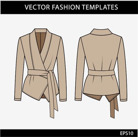 Female Shirt Designs, Blue Fur Jacket, Flat Sketch Template, Fashion Flat Sketch, Sketch Template, Fashion Design Template, Fashion Illustrations Techniques, Fashion Drawing Sketches, Office Wear Women