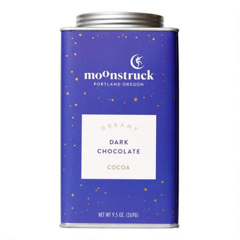 Moonstruck Dark Chocolate Hot Cocoa Mix - v1 Dark Chocolate Hot Cocoa, Hot Cocoa Powder, Hot Cocoa Mix, Dark Chocolate Bar, Hot Cocoa Mixes, Cocoa Mix, Chocolate Cinnamon, Mint Chocolate, World Market