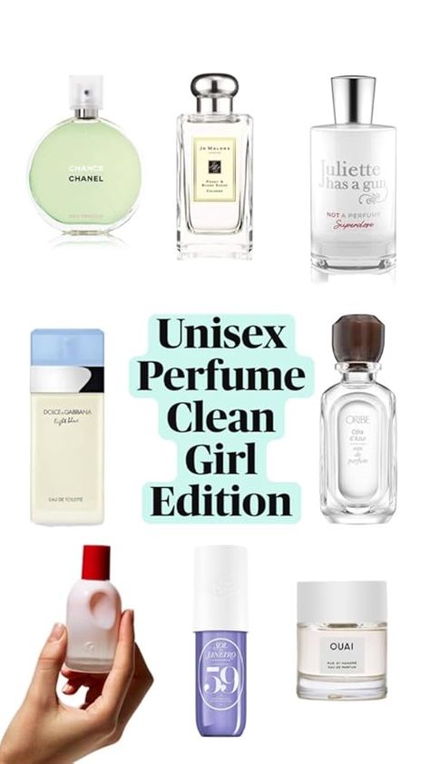 Ashley Semrick's Amazon Page Perfume Clean, Unisex Aesthetic, Glossier You, Clean Girl Aesthetic, Unisex Perfume, Perfume Lover, Old Money Aesthetic, Clean Girl, All Things Beauty