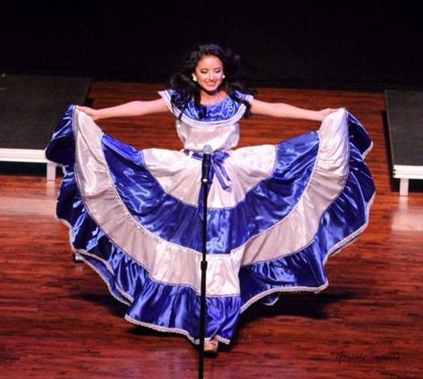 El Salvador Clothes, Cultural Outfits, International Party, Latina Magazine, Mexican Fashion, Delicate Embroidery, National Dress, Hispanic Heritage Month, Hispanic Heritage