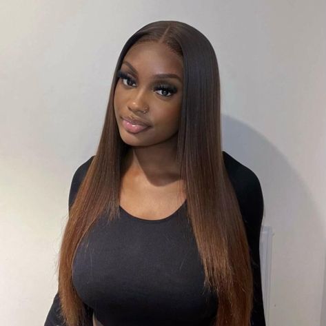 Brown Frontal Wig, Affordable Lace Front Wigs, Wig Brown, Hairstyles Pictures, Real Images, Ombre Fashion, Ombre Wigs, Colored Wigs, Brown Wig