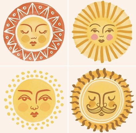 Sun Faces, Mind Design, Monkey Illustration, Monkey Mind, Painted Pot, Arte Indie, Cerámica Ideas, Keramik Design, Soyut Sanat Tabloları