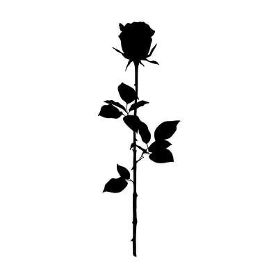 Trust None, Rose Tattoo Black, Dark Roses Tattoo, Black Rose Tattoo, Tato Minimal, Rose Hand Tattoo, Black Rose Tattoos, Blue Tattoo, Rose Tattoo Design