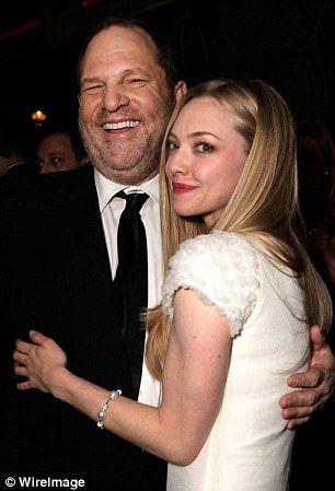 Producer Harvey Weinstein and actress Amanda Seyfried Uncomfortable Pictures, Vicky Cristina Barcelona, King's Speech, Shakespeare In Love, Russell Crowe, Harvey Weinstein, Italian Actress, Matt Damon, Catherine Zeta Jones