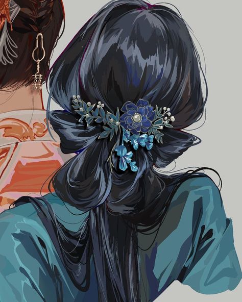 Hair painting practice If you enjoy my artwork, you can support me on Patreon. I'll be sharing monthly updates there, including… | Instagram Painting Practice, Procreate Drawing, 캐릭터 드로잉, Doodle Illustration, Arte Inspo, Arte Sketchbook, Hair Painting, Sketch Art, 영감을 �주는 캐릭터