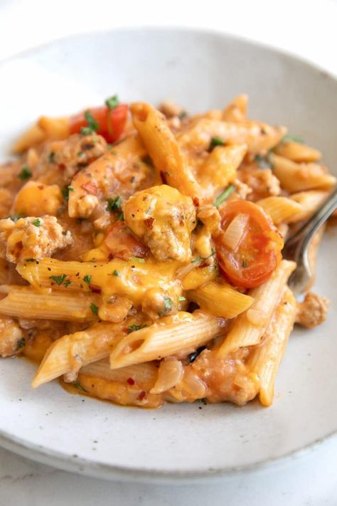 Turkey Pasta Recipes, Ground Turkey Pasta Recipes, Ground Turkey Spaghetti, Dairy Free Pasta Recipes, Turkey Spaghetti, Ground Turkey Pasta, Shell Pasta Recipes, Turkey Pasta, Spend With Pennies