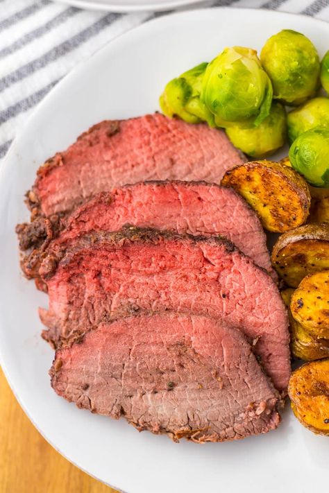 Sirloin Tip Roast - Upstate Ramblings Sirloin Roast Oven, Top Sirloin Roast Recipe, Sirloin Roast Recipes, Beef Sirloin Tip Roast, Roast In Oven, Oven Roast Beef, Upstate Ramblings, Tip Roast, Beef Entrees