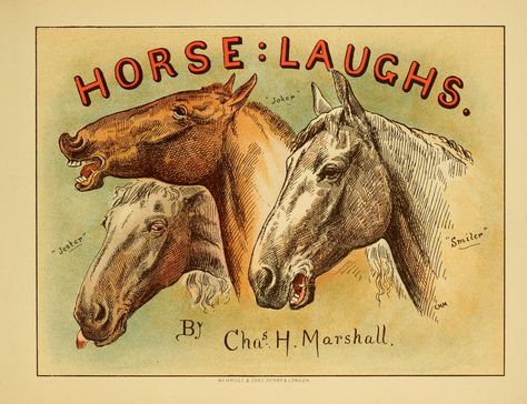 Horse laughs : Marshall, Charles Hunt : Free Download, Borrow, and Streaming : Internet Archive Horse Posters, Equestrian Decor, All The Pretty Horses, Horse Drawings, Horse Gifts, Equine Art, Vintage Horse, Vintage Color, Horse Pictures