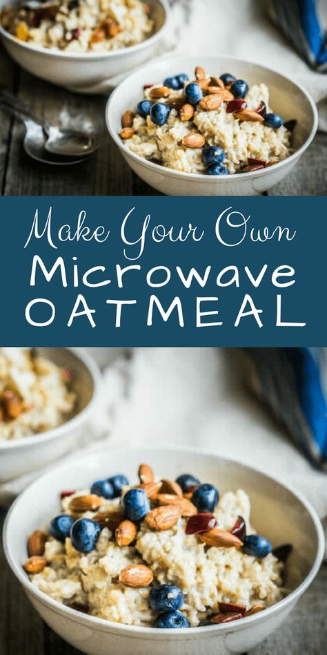 Microwave Rolled Oats, Quick Oats Recipes Breakfast Microwave, Oatmeal For One Person, How To Make Oatmeal In Microwave, Oatmeal Microwave Recipes, Microwave Oatmeal Recipes, Expensive Breakfast, How To Prepare Oatmeal, Quick Oat Recipes