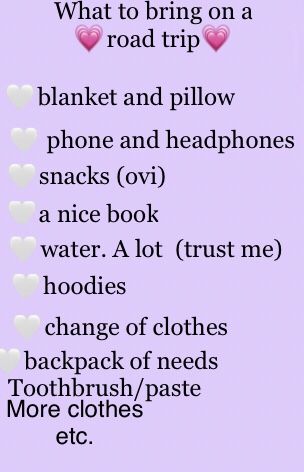 Rode Trips, Car Travel Hacks, Road Trip Bag, Road Trip Kit, Trip Hacks, Band Trip, Road Trip Playlist, Trip Bag, Travel Packing Checklist