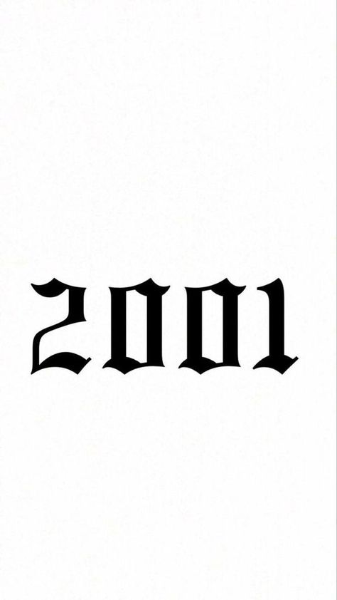 2001 Hand Tattoo, 2001 Tatoos, 2001 Tattoo Font, Est 2001 Tattoo, 2001 Tattoo Ideas, Tattoo Numeros, Numeros Tattoo, 2001 Tattoo, Skate Tattoo