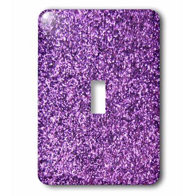 3dRose Silver Faux Glitter - photo of glittery texture - metallic sparkly ling - diva glam sequins glamour Light Switch Cover is made of durable scratch resistant metal that will not fade, chip or peel. Featuring a high gloss finish, along with matching screws makes this cover the perfect finishing touch. Colour: Purple Unicorn Accessories, Purple Rooms, Glitter Photo, Toggle Light Switch, Girl Beds, Light Switch Cover, Toggle Switch, Switch Plate Covers, Light Switch Covers