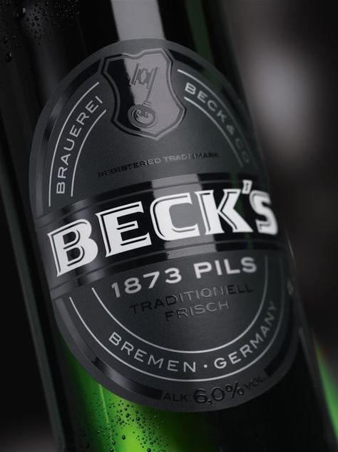 Beck's Premium Beer Trio on Packaging of the World - Creative Package Design Gallery Beer Packaging Design Branding, Beer Pack, Dieline Packaging, Beer Branding, Beer Packaging Design, Beer Label Design, Premium Beer, Alcohol Packaging, Online Logo Design