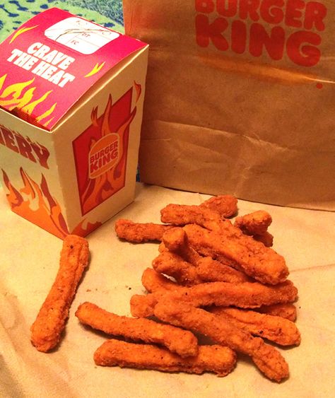 Richard Reviews Everything : Burger King Fiery Chicken Fries Chicken Fries Burger King, Sugar Twist, Chicken Fries, Mango Jelly, Boston Market, Sweet Sour Chicken, Panda Express, Dry Heat, Kool Aid