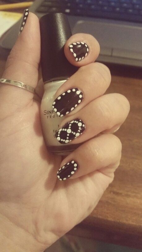 Nails Using Dotting Tools, Nail Art Easy For Beginners Dotting Tool, Nail Art Dotting Designs, Nail Art With Dotting Tool Ideas, Dots Nail Art Designs, Nail Designs With Dotting Tool, Dot Tool Nail Art, Nail Dot Designs, Dotting Nail Art Designs