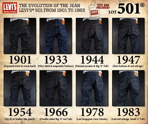 May 20, 1873: the day the blue jean was born. While the logo's evolution spans from 1901 to 1983, we know that was not the beginning nor is it anywhere near the end. Can you imagine life without blue jeans? They are definitely a staple in anyone's wardrobe...from the most humble to the richest of the rich with absolutely NO age limit! Levi 501 Jeans, Thelma Louise, Levis Vintage Clothing, Levis Vintage, Jean Vintage, Vintage Levis 501, Levi’s Jeans, 501 Jeans, Levi’s 501