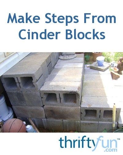 This guide is about making steps with cinder blocks. Whether making temporary or permanent steps, cinder block can be a useful building material. Building Patio Steps, Beach Stairs Outdoor, Concrete Block Steps Ideas, Cinder Block And Wood Steps, Diy Porch Steps Easy, Patio Steps From House Easy Diy, Diy Outside Steps, Patio Steps From House, Mobile Home Steps