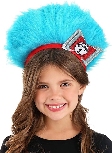 Thing 1 Thing 2 Costume, Thing 2 Costume, Fuzzy Headband, Forrest Gump Costume, Karate Kid Costume, Ace Ventura Costume, Kiss Costume, Troll Costume, Addams Family Costumes