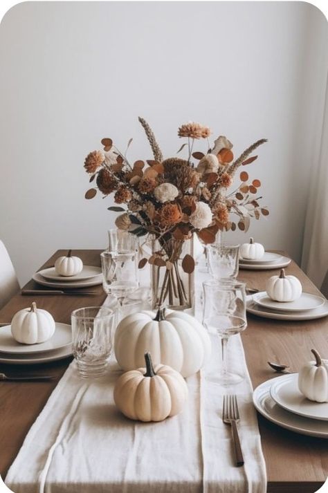 Friendsgiving 2023, Fall Dining Table Decor, Thanksgiving Table Centerpieces, Fall Moodboard, Pumpkin Table Decorations, Fall Dining Table, Beautiful Dinner, Holiday Hosting, All Things Fall