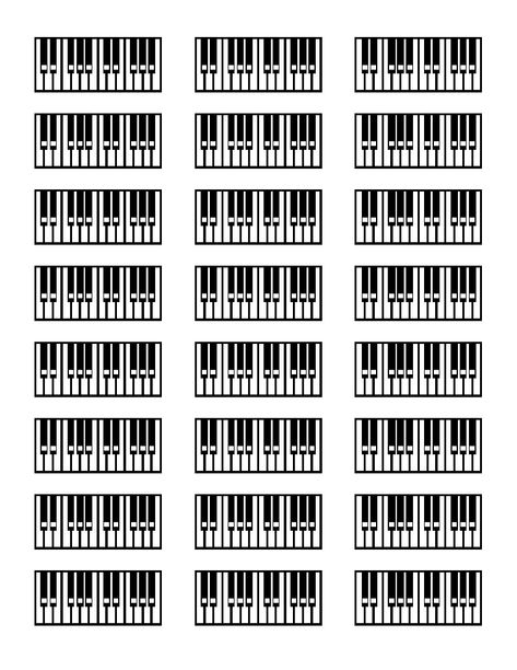 Blank Piano Keyboard Worksheets Blank Piano Keyboard Printable, Animal Classification For Kids, Keyboard Template, Piano Chart, Learn Keyboard, Piano Theory, Piano Worksheets, Piano Chord, Shape Worksheets For Preschool