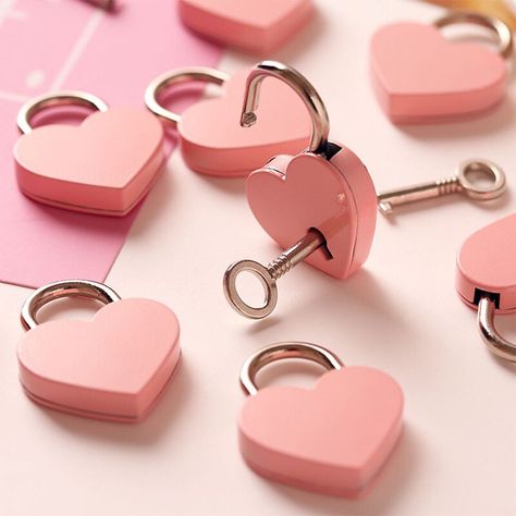 Cabinet Door Lock, Key Locks, Small Luggage, Key Cabinet, Keys Wedding, Diary Book, Key Lock, Mini Heart, Cabinet Door