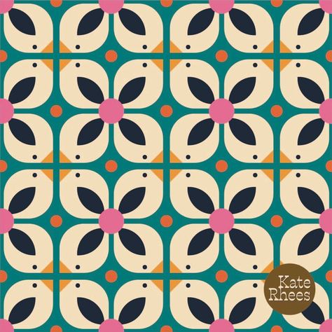 Modern Textiles Patterns, Design Fabric Textiles, Flower Pattern Drawing, Spanish Tiles, Tile Design Pattern, Bubbles Wallpaper, Wheel Art, Geometric Design Art, Jar Art