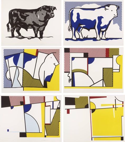 Roy Liechtenstein, Abstract Art Lesson, متحف فني, Classe D'art, Abstract Art Projects, Art Theory, Roy Lichtenstein, Soyut Sanat Tabloları, School Art Projects