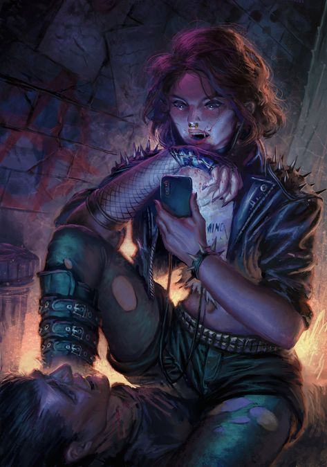 Vtm Character Art, Vampire The Masquerade Art, Masquerade Art, Punk Vampire, Modern Vampires, Vampire Pictures, Vampire Masquerade, The Vampire Chronicles, Vampire The Masquerade