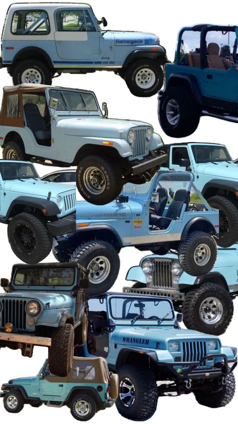 ideas for blue jeep paint job and soft top color Blue Jeep, Soft Tops, Paint Job, Jeep, Paint, Cars, Blue, Color