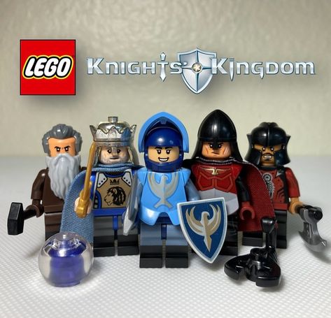 Lego Knights Kingdom, Modern Castle, Lego Medieval, Lego Knights, Custom Minifigures, Medieval Knights, Lego Custom Minifigures, Lego Games, Lego Castle