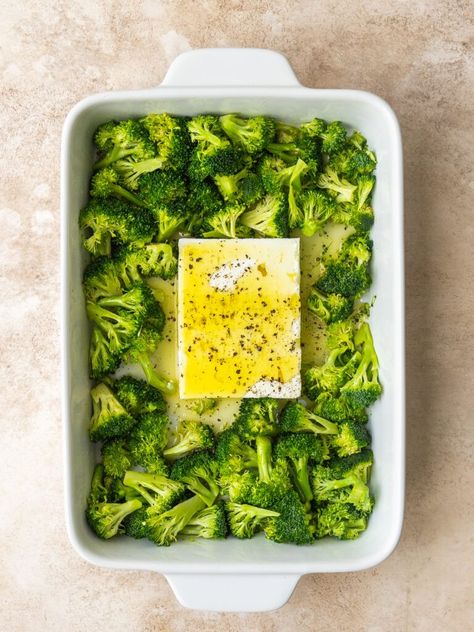 Feta Broccoli Pasta, Broccoli Feta Bake, Mad About Food, Feta Dinner Recipes, Feta Recipes Dinner, Meals With Broccoli, Broccoli Feta, Pasta With Broccoli, Baked Feta Pasta