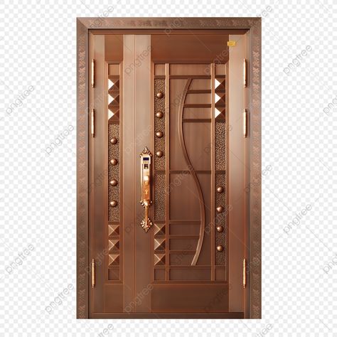 Copper Door, Modern Entrance Door, Modern Wooden Doors, Safe Door, House Main Door Design, Door Design Photos, Front Door Design Wood, Luxury Door, Wooden Front Door Design