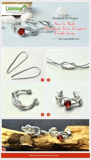 Wire Jewelry Rings, Diy Jewelry Rings, Wire Wrapping Diy, Wrapped Rings, Bijoux Fil Aluminium, Wire Jewelry Tutorial, Diy Jewelry Inspiration, Wire Jewellery, Wire Jewelry Designs