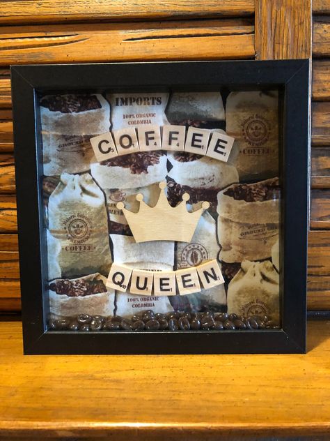 Crown Cutout, Scrabble Gifts, Scrabble Tile Art, Scrabble Art Frame, Beige Birthday, Scrabble Tile Crafts, Scrabble Crafts, Office Contemporary, Scrabble Art