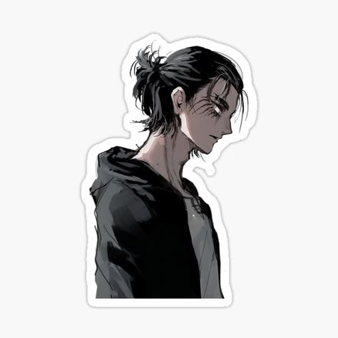 Eren Yeager Sticker, Attack On Titan Stickers, Titan Eren Yeager, Attack On Titan Tattoo, Best Stickers, Anime Printables, Eren Yeager, Sticker Ideas, Manga Anime One Piece