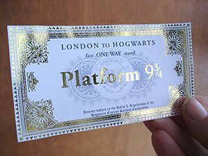 Harry Potter Paraphernalia: The Letters/Invitations--Platform 9 3/4 Ticket Harry Potter Sleepover, Harry Potter Bathroom, Harry Potter Party Ideas, Amakusa, Prom Themes, Harry Potter Shop, Festa Harry Potter, Theme Harry Potter, Harry Potter Birthday Party