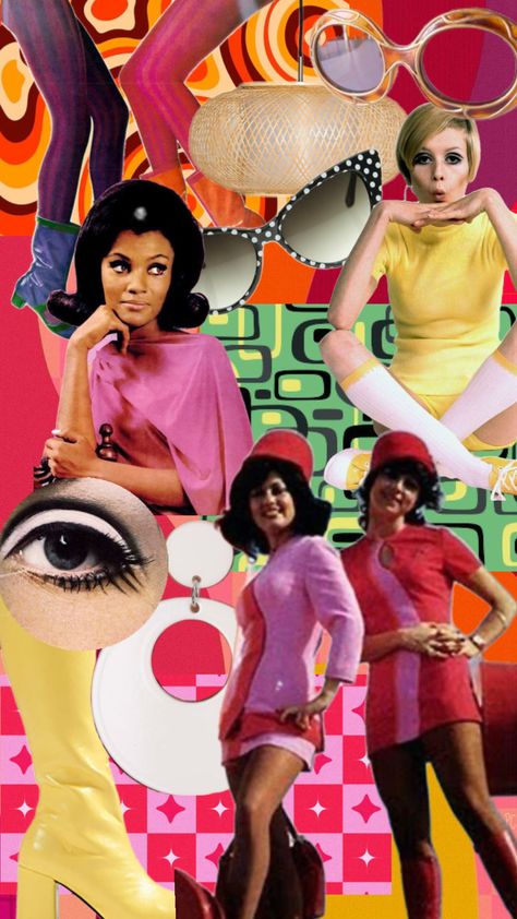 The swinging sixties #60s #mod #swinging60s #colorful 60s Mod Aesthetic, Sixties Aesthetic, Mod Aesthetic, 60s Aesthetic, Sweet Charity, Swinging 60s, Mary Quant, Swinging Sixties, Cow Painting