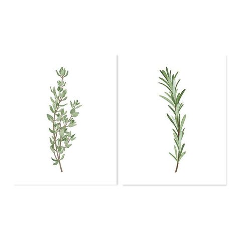 Plant Art Prints, Rosemary Tattoo, Herb Tattoo, Herbal Leaves, Forever Tattoo, Handmade Poster, Rosemary Sprigs, Botanical Art Prints, Original Art Prints