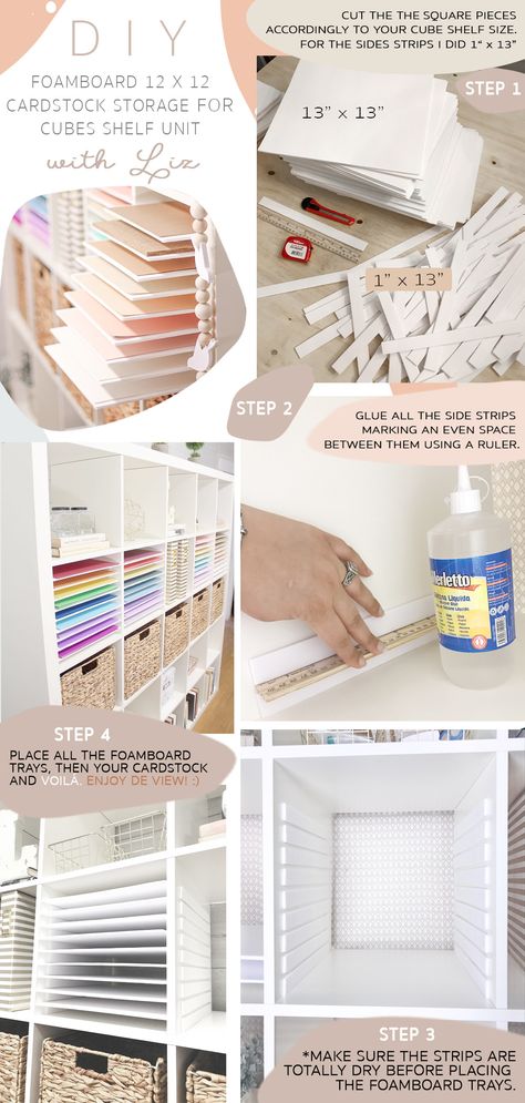 Scrapbook Organization, Dream Craft Room, Ikea Kallax, Stunning Hairstyles, Craft Room Design, Rooms Ideas, Scrapbook Room, Diy Craft Room, Craft Area