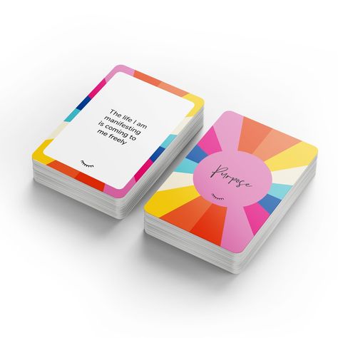 The Positive Affirmation Cards #AffirmationCards #PositiveVibes #SelfLove #DailyAffirmations Game Card Design, Planner Brands, Book Prompts, Positive Affirmation Cards, Presentation Cards, Life Affirming, 카드 디자인, Inner Self, Build Confidence