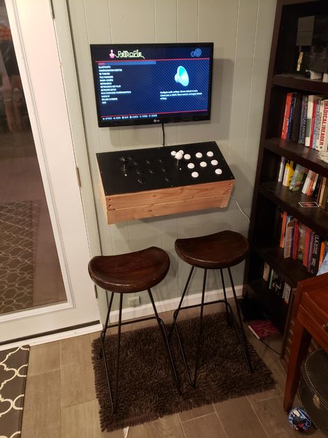 Raspberry Pi retro gaming on Reddit - Raspberry Pi Pi Arcade, Retro Pi, Diy Arcade Cabinet, Arcade Retro, Retro Games Room, Arcade Room, Mini Arcade, Cabinet Plans, Raspberry Pi Projects