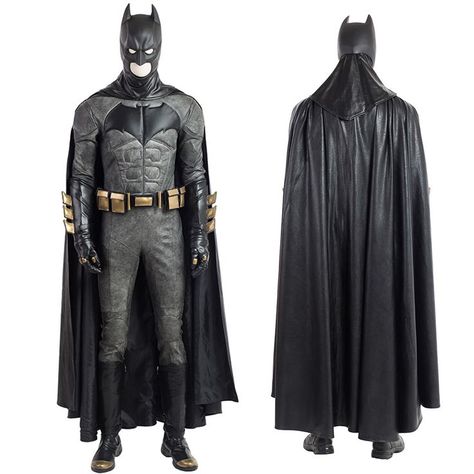 Justice League Batman Cosplay Costume Batman Cosplay Costume, Lance Cosplay, Iron Batman, Justice League Costumes, Batman Bruce Wayne, Thor Cosplay, Halloween Costume Suit, Batman Outfits, Captain Marvel Carol Danvers