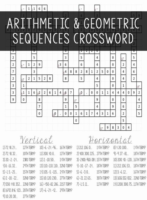 50 Arithmetic Sequences and Series Worksheet | Chessmuseum Template Library Math Energizers, Arithmetic Sequences Activities, Arithmetic And Geometric Sequences, Sequence Worksheet, Cartesian Plane, Algebra Notes, Factoring Quadratics, Geometric Mean, Algebra Classroom