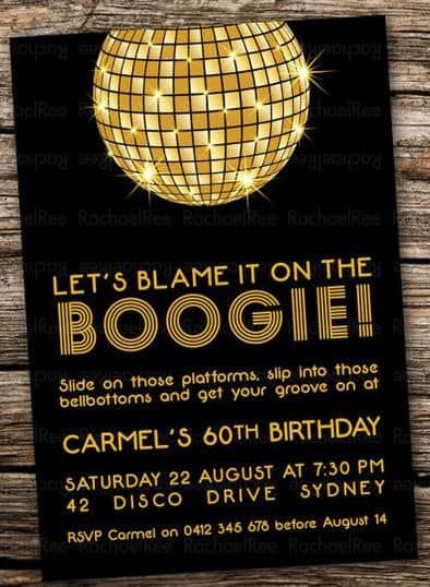 Disco Ball Birthday, Blame It On The Boogie, 70s Themed Birthday Party, Fundraiser Themes, Soul Train Party, 21 Dinner, Disco Theme Party, 70s Party Theme, 70s Theme Party