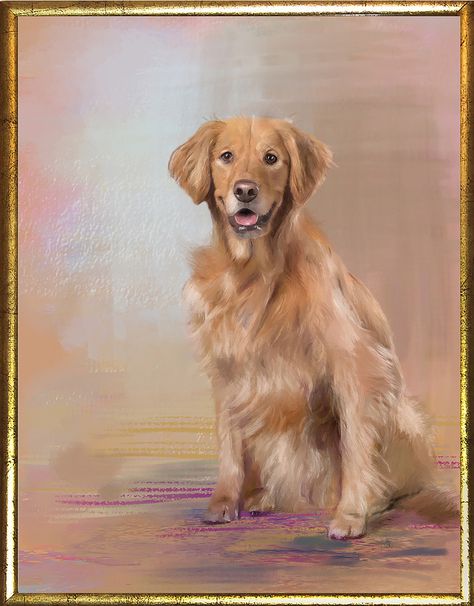 Corel Painter brushes by Elite Painter Master Karen Sperling for turning pet photos into paintings. Turn Photo Into Painting, Corel Painter, Personal Photo, Painting Tutorial, Portrait Painting, Pet Portraits, Colored Pencils, Digital Painting, Golden Retriever