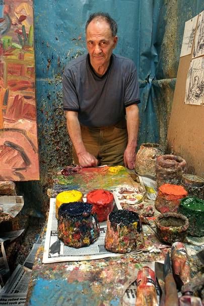 Robert Burridge, Artist In Studio, Frank Auerbach, Artists In Their Studios, Tropical Painting, Artists Painting, Artists At Work, Artist Studios, Artists Studios